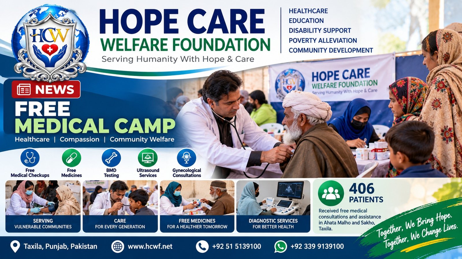 HCWF Expands Free Healthcare and Community Welfare Initiatives