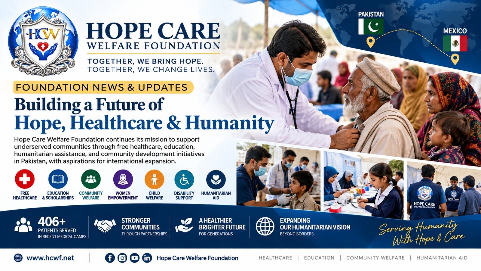 Hope Care Welfare Foundation: Building a Future of Hope, Healthcare & Humanity